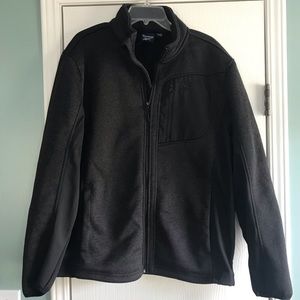 Reebok men’s Black Heather/black Jacket L